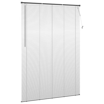 Persienn Silvergrå 213 x 150 cm 25 mm PVC