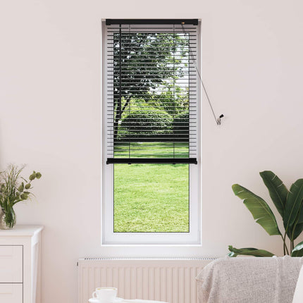 Persienn Svart 150 x 50 cm 25 mm PVC