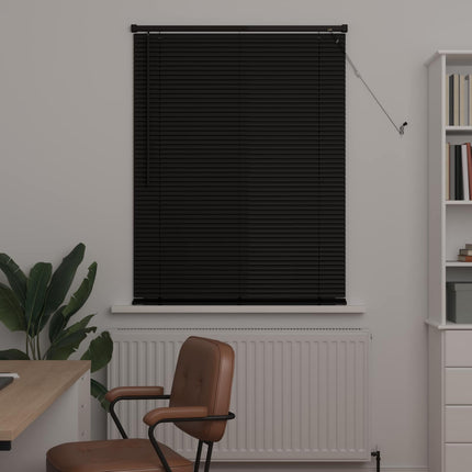 Persienn Svart 150 x 80 cm 25 mm PVC
