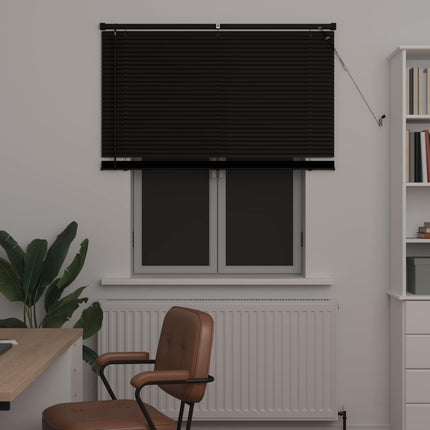Persienn Svart 150 x 110 cm 25 mm PVC