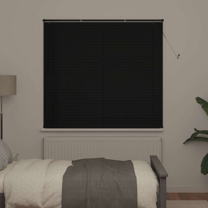 Persienn Svart 150 x 160 cm 25 mm PVC