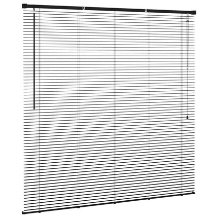Persienn Svart 150 x 160 cm 25 mm PVC