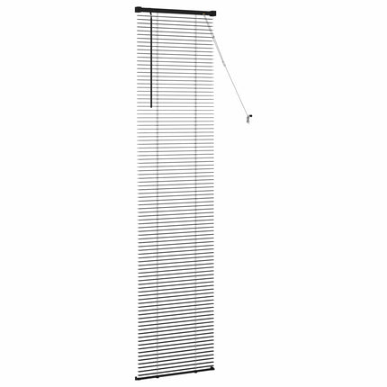 Persienn Svart 213 x 50 cm 25 mm PVC