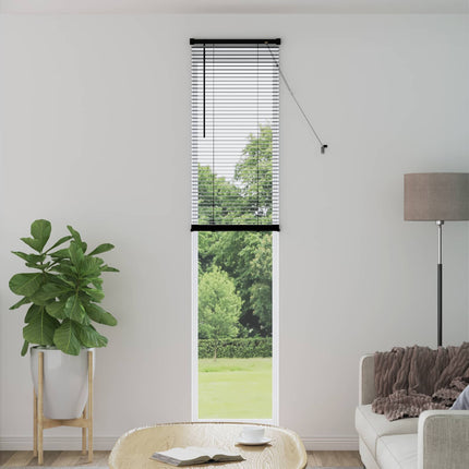 Persienn Svart 213 x 60 cm 25 mm PVC