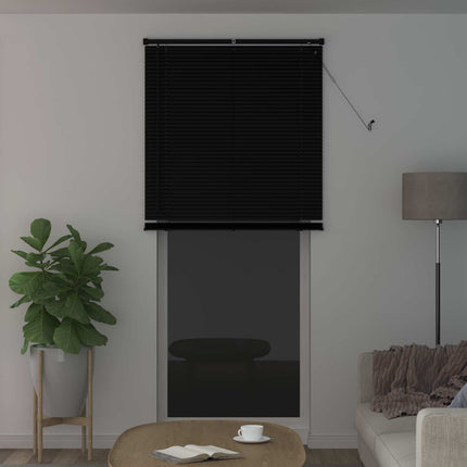 Persienn Svart 213 x 100 cm 25 mm PVC