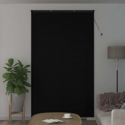 Persienn Svart 213 x 130 cm 25 mm PVC