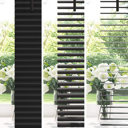 Persienn Svart 213 x 130 cm 25 mm PVC