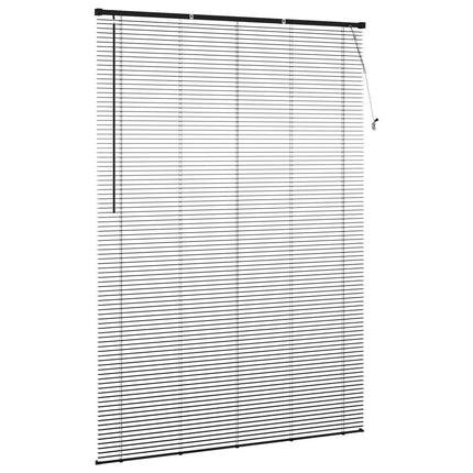 Persienn Svart 213 x 150 cm 25 mm PVC