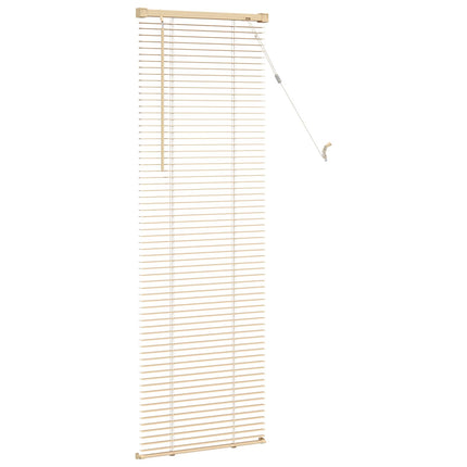 Persienn Ljusbrun med Mönster 150 x 50 cm 25 mm PVC