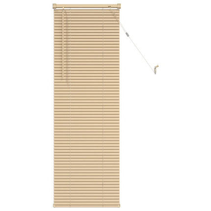 Persienn Ljusbrun med Mönster 150 x 60 cm 25 mm PVC