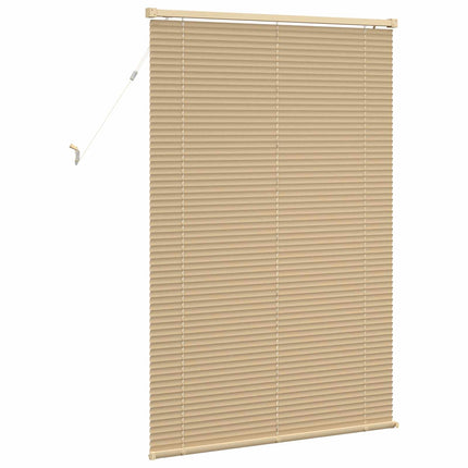 Persienn Ljusbrun med Mönster 150 x 80 cm 25 mm PVC