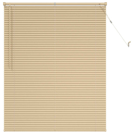 Persienn Ljusbrun med Mönster 150 x 110 cm 25 mm PVC