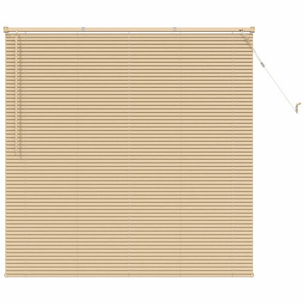 Persienn Ljusbrun med Mönster 150 x 150 cm 25 mm PVC