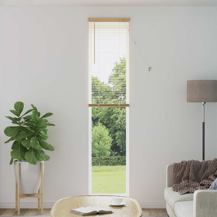 Persienn Ljusbrun med Mönster 213 x 40 cm 25 mm PVC