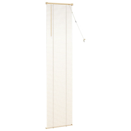 Persienn Ljusbrun med Mönster 213 x 40 cm 25 mm PVC