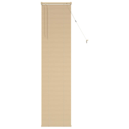 Persienn Ljusbrun med Mönster 213 x 40 cm 25 mm PVC
