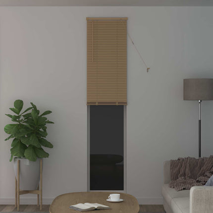 Persienn Ljusbrun med Mönster 213 x 50 cm 25 mm PVC