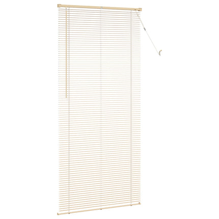 Persienn Ljusbrun med Mönster 213 x 70 cm 25 mm PVC