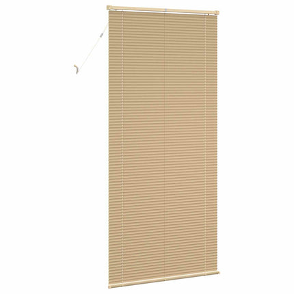 Persienn Ljusbrun med Mönster 213 x 90 cm 25 mm PVC