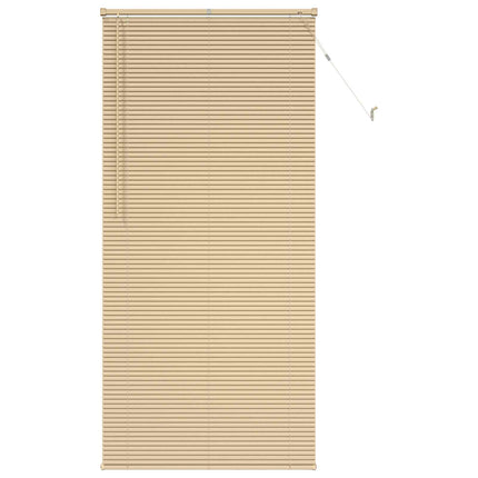 Persienn Ljusbrun med Mönster 213 x 90 cm 25 mm PVC