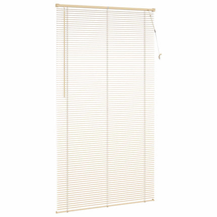 Persienn Ljusbrun med Mönster 213 x 110 cm 25 mm PVC