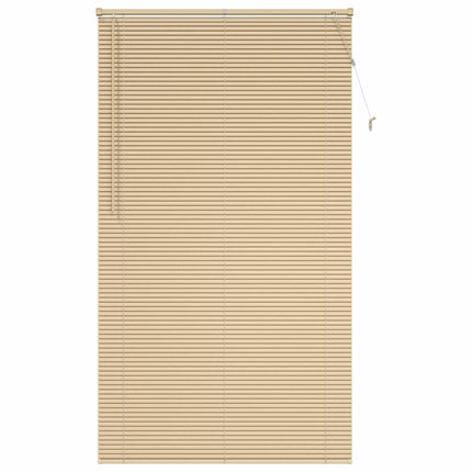 Persienn Ljusbrun med Mönster 213 x 110 cm 25 mm PVC