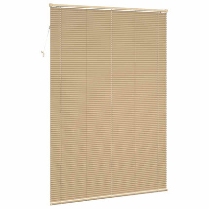 Persienn Ljusbrun med Mönster 213 x 140 cm 25 mm PVC