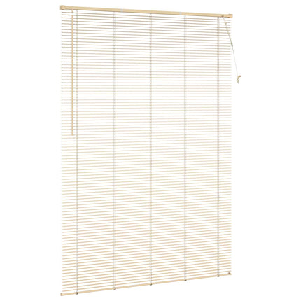 Persienn Ljusbrun med Mönster 213 x 160 cm 25 mm PVC