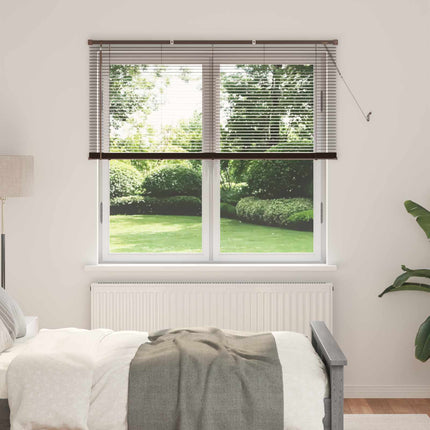 Persienn Mörkbrun 160 x 150 cm 25 mm PVC