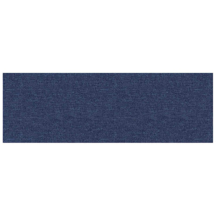 Väggsänggavel 12 pcs Blå 90 x 30 cm tyg