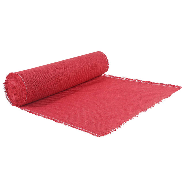 Trädgårdsjute-nät 50 cm x 15 m 280 gsm 100% Tossa Jute Röd