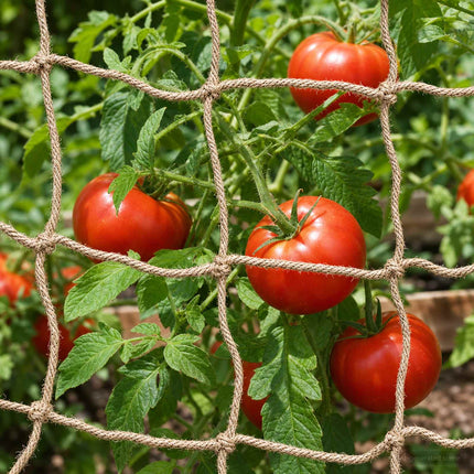 Jute Växtstöd Nät Naturlig 1 x 25 m 100% Tossa Jute