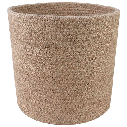 Krukset för Växter 2 pcs Naturlig Ø 21 x 21 cm 100% Tossa Jute