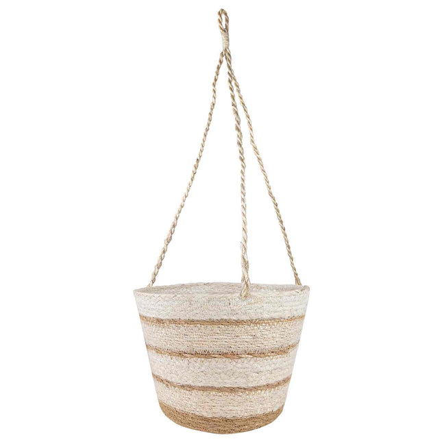 3 st Naturlig, vit och beige Ø26 x 19 cm 100% Sjögräs