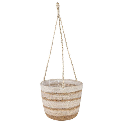 3 st Naturlig, vit och beige Ø26 x 19 cm 100% Sjögräs