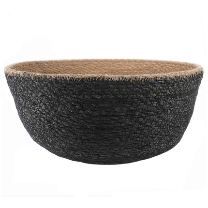 Kruka med handtag 2 pcs Svart Ø 45 x 36 cm 100% Sjögräs
