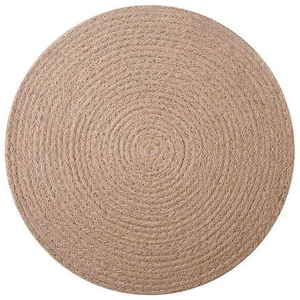 Jute Placemats 4 pcs Naturlig Ø 30 cm 100% Tossa Jute