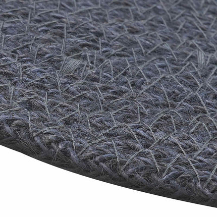 Jute Placemats 6 pcs Mörkgrå Ø 30 cm 100% Tossa Jute