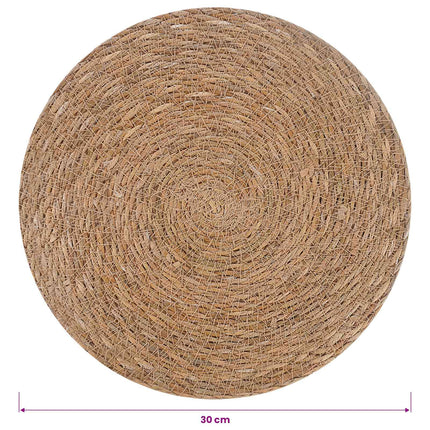 Sjöhavsnätställen 6 pcs Naturlig Ø 30 cm 100% Sjögräs