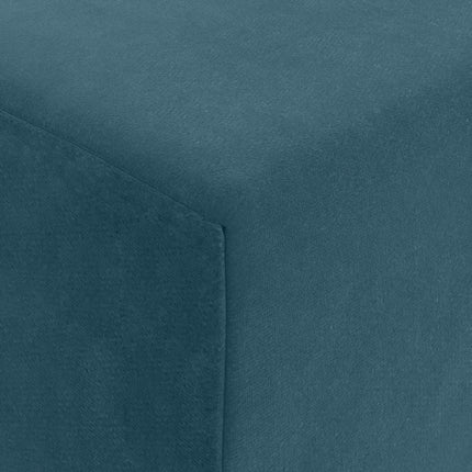 Fällbar Soffbed Blå 200 x 70 x 10 cm Sammet