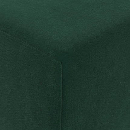 Fällbar Soffbed Mörkgrön 200 x 70 x 10 cm Sammet