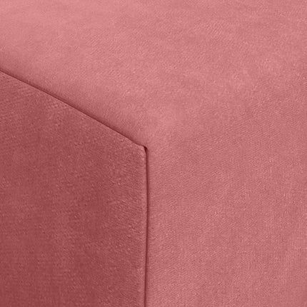 Fällbar Soffbed Rosa 200 x 70 x 10 cm Sammet