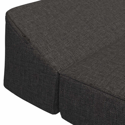 Fällbar Soffbed Mörkgrå 120 x 60 x 49 cm Tyg