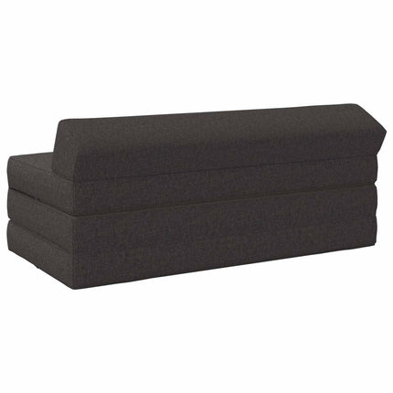 Fällbar Soffbed Mörkgrå 120 x 60 x 49 cm Tyg