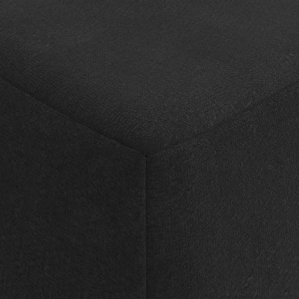 Fällbar Soffbed Svart 120 x 60 x 49 cm Tyg