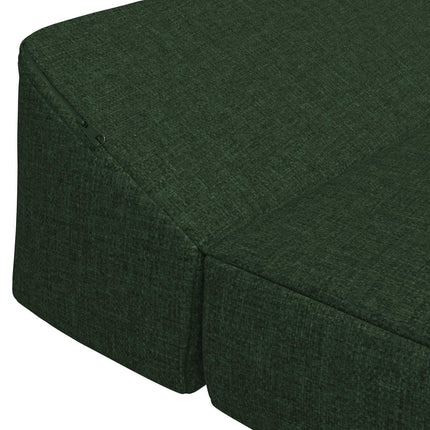 Fällbar Soffbed Mörkgrön 120 x 60 x 49 cm Tyg
