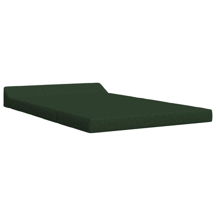 Fällbar Soffbed Mörkgrön 120 x 60 x 49 cm Tyg