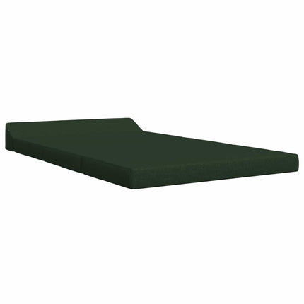 Fällbar Soffbed Mörkgrön 120 x 60 x 49 cm Tyg