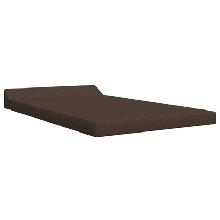 Fällbar Soffbed Taupe 120 x 60 x 49 cm Tyg