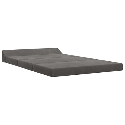 Fällbar Soffbed Mörkgrå 120 x 60 x 49 cm Tyg
